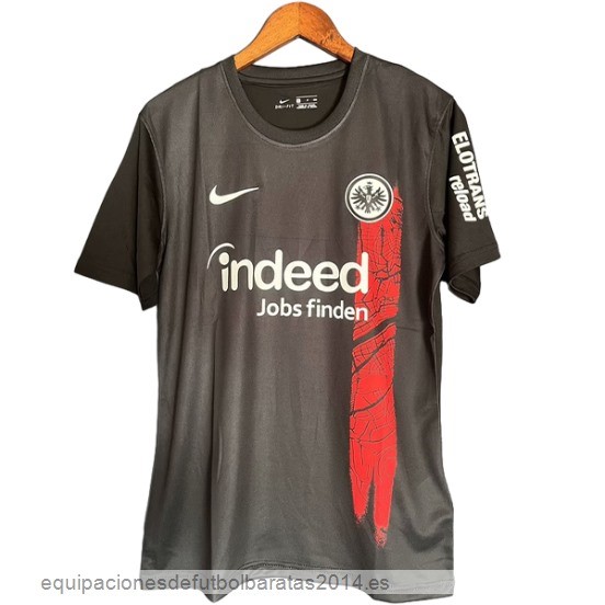 Nuevo Tailandia 1ª Camiseta Eintracht Frankfurt 23/24 Negro Rojo Baratas